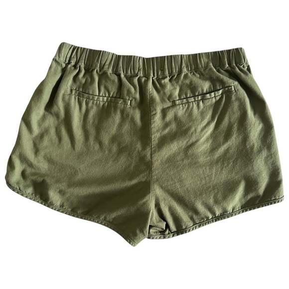 Madewell Pull-On 3.5” Shorts in Desert Olive Green Women’s Small H5956 - Picture 5 of 8